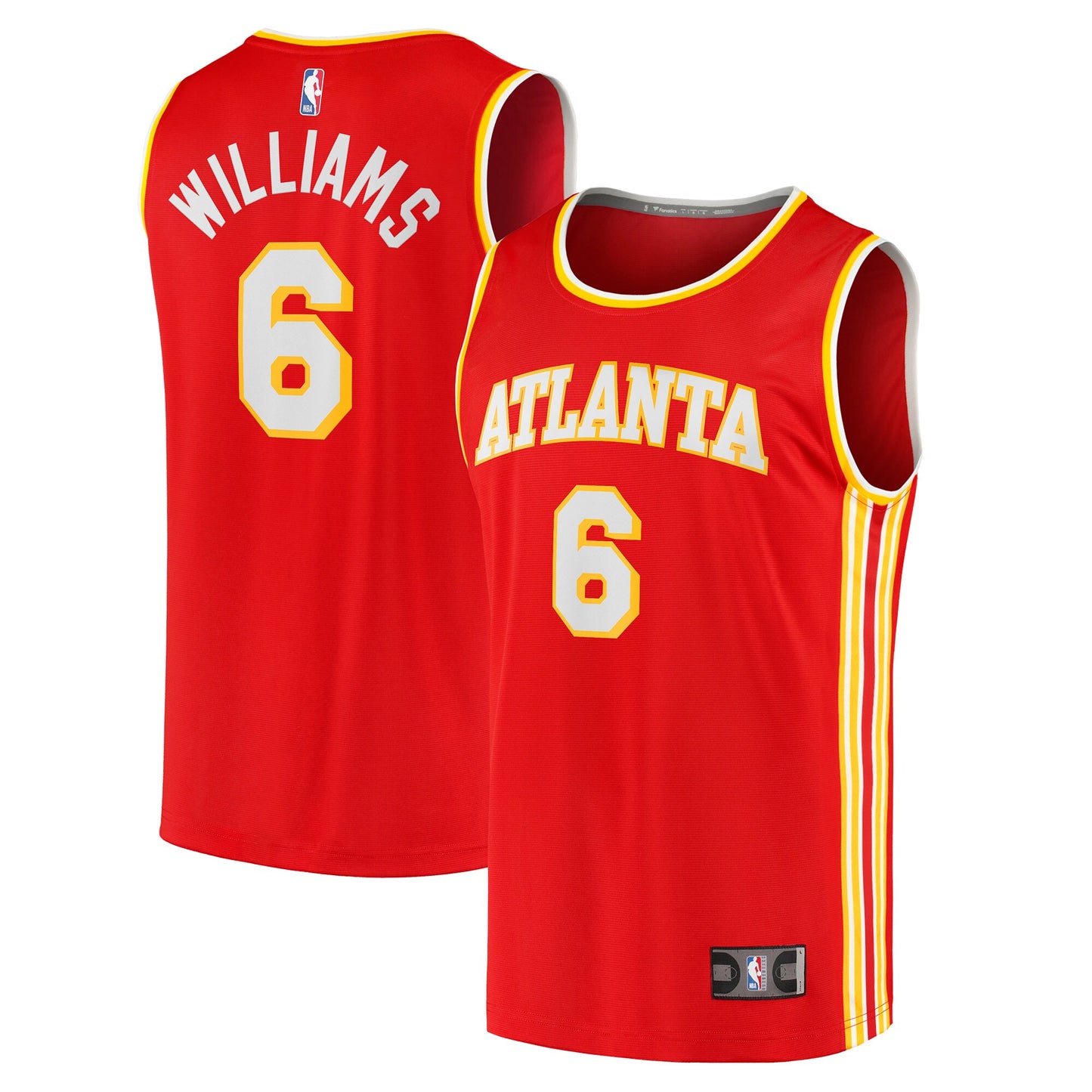 Lou Williams Atlanta Hawks Fanatics Branded Youth 2021/22 Fast Break Replica Jersey - Icon Edition - Red