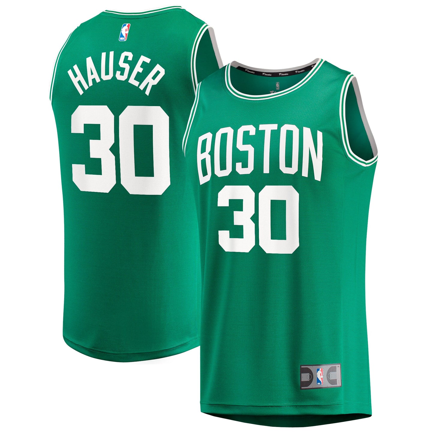 Sam Hauser Boston Celtics Fanatics Branded 2021/22 Fast Break Replica Jersey - Icon Edition - Kelly Green
