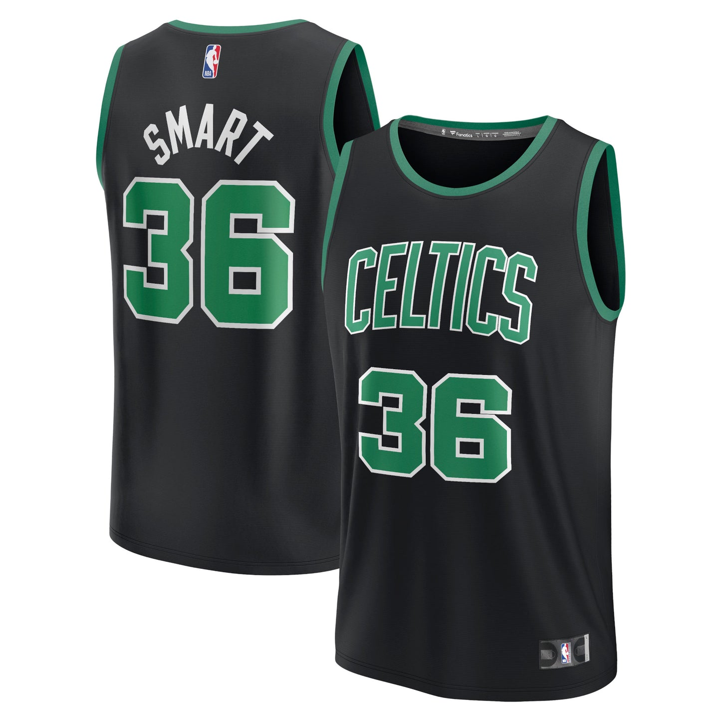 Marcus Smart Boston Celtics Fanatics Branded Fast Break Replica Player Jersey - Statement Edition - Black