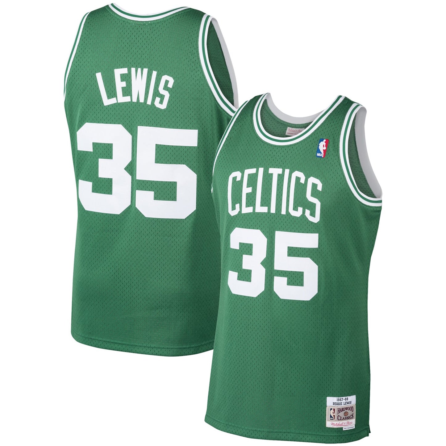 Reggie Lewis Boston Celtics Mitchell & Ness Hardwood Classics Swingman Jersey - Kelly Green