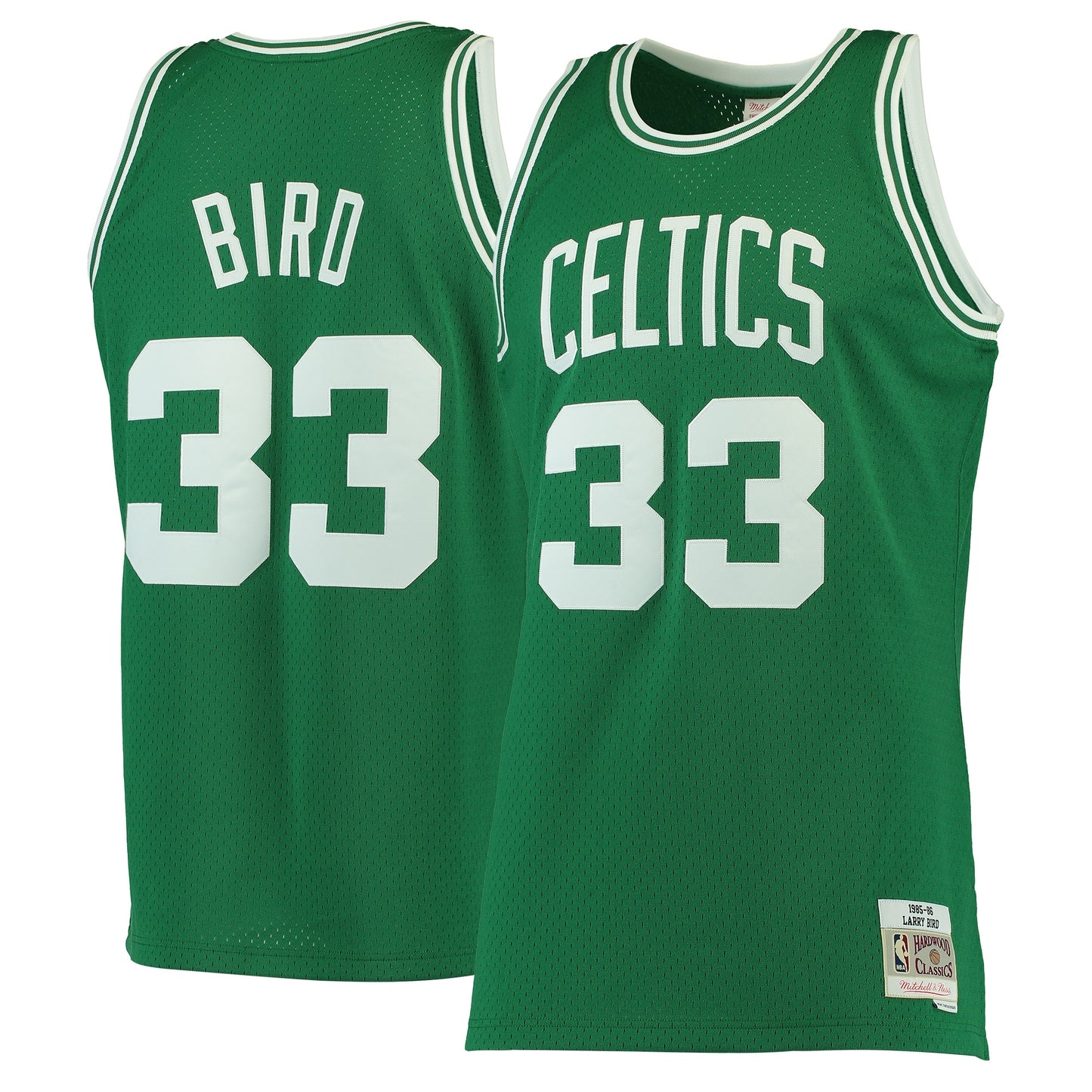 Larry Bird Boston Celtics Mitchell & Ness Hardwood Classics Swingman Jersey - Kelly Green