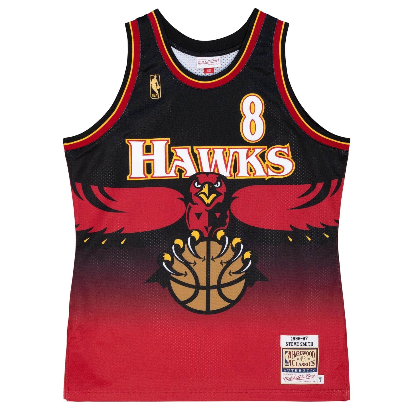 Authentic Steve Smith Atlanta Hawks 1996-97 Jersey